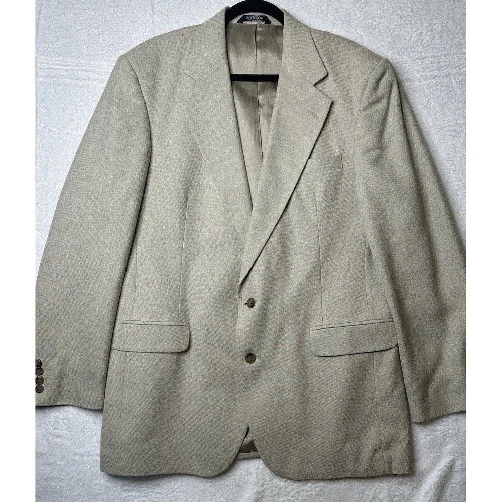 Haggar Clothing Co. Beige Blazer 42L